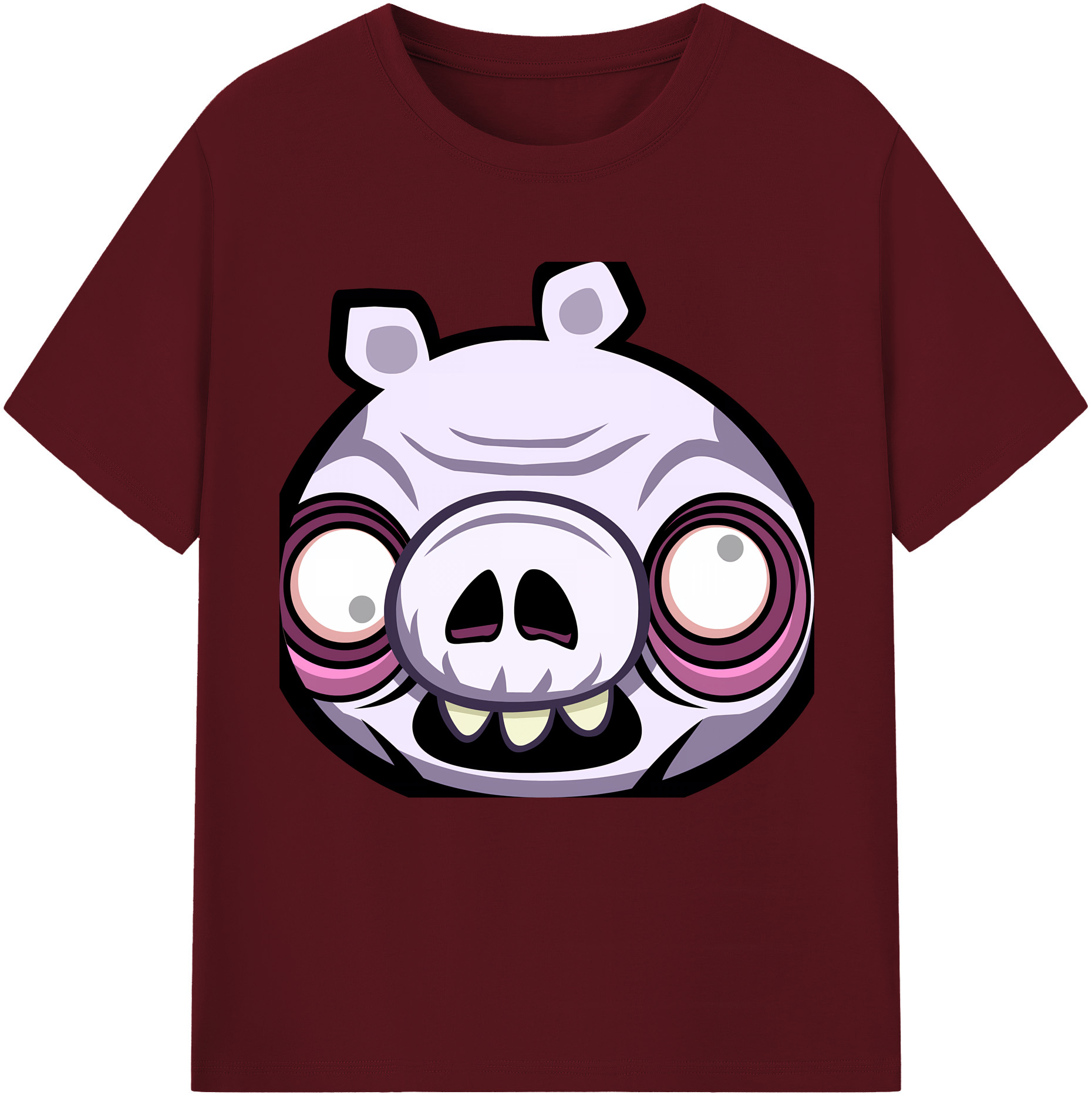 （画像用） Angry Birds アングリーバード 綿100％半袖Tシャツ（フロントプリント）